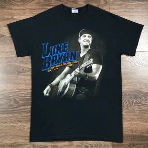 Gildan Luke Bryan Country Music Star Dirt Road Diaries Tour 2013 Concert T-Shirt